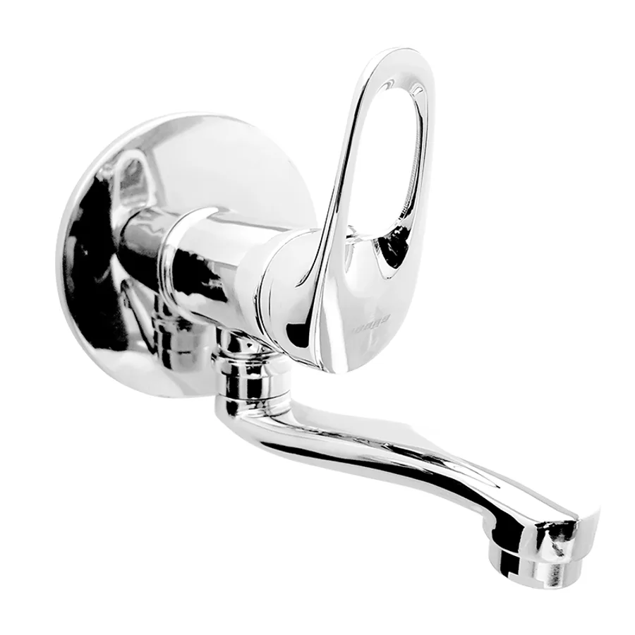 9316 Single-Inlet Wall-Mounted Basin Mixer, Chrome